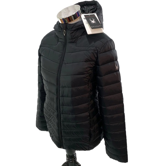 Spyder | Jackets & Coats | Spyder Womens Thermalweb Hooded Puffer ...